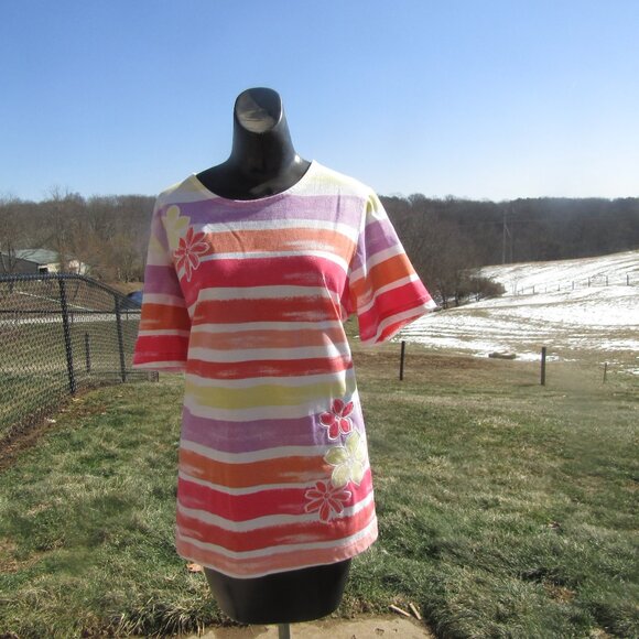 Blair orange and yellow top size large - Picture 2 of 5